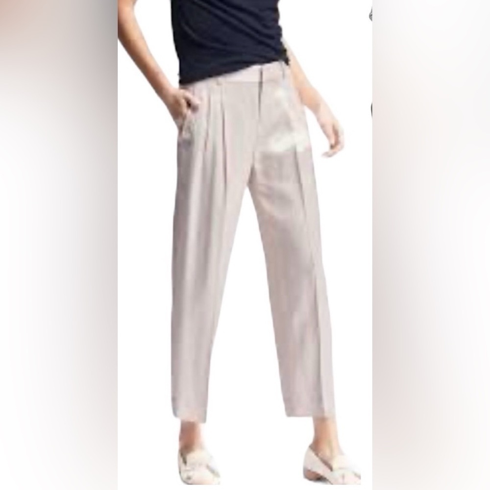 Jason Wu Satin Trouser Pants Lavender Gray size Large